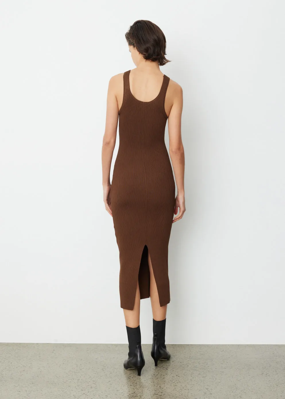 Curved Compact Knit Dress