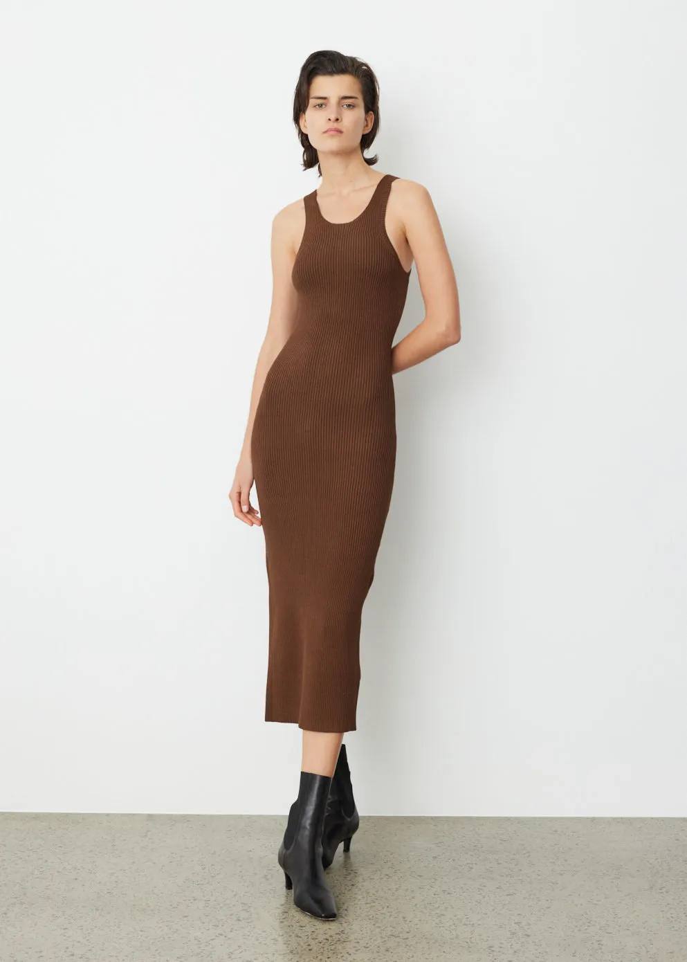 Curved Compact Knit Dress