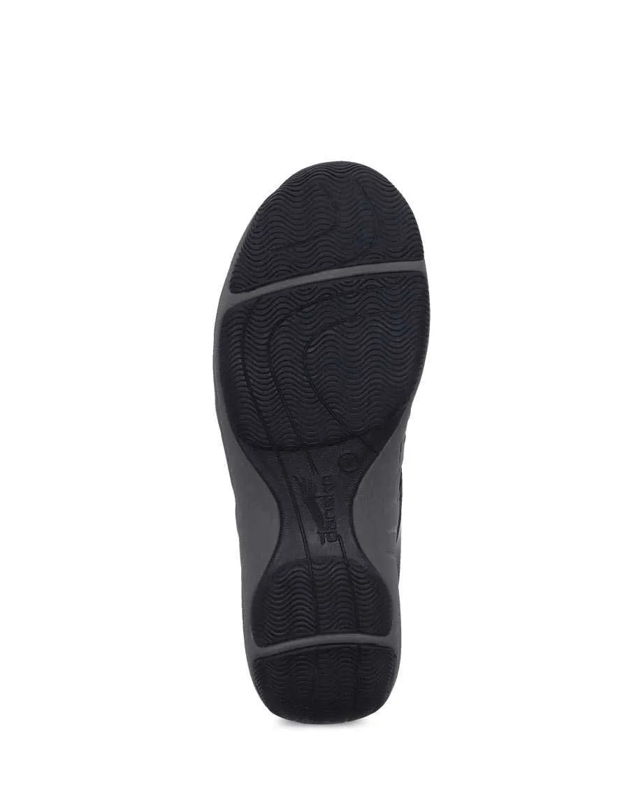 Dansko Women's Henriette Sneakers- Black/Black Suede