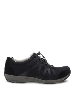 Dansko Women's Henriette Sneakers- Black/Black Suede