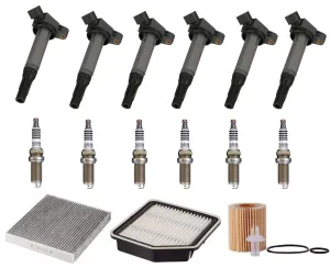 Direct Ignition Coils Spark Plugs Filters Tune Up for 2006-2013 Lexus IS250