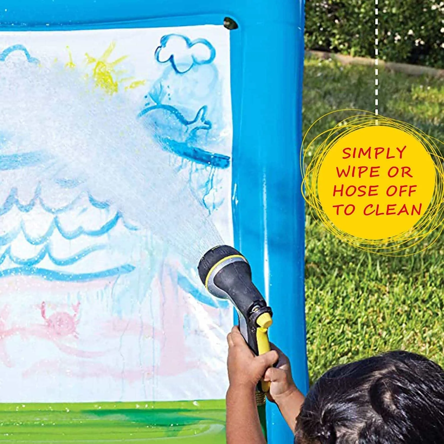 Double-Sided Inflatable Easel