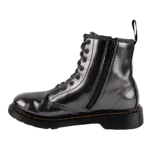 Dr. Martens Softy Ankle Boots Leather Grey Colour For Kids