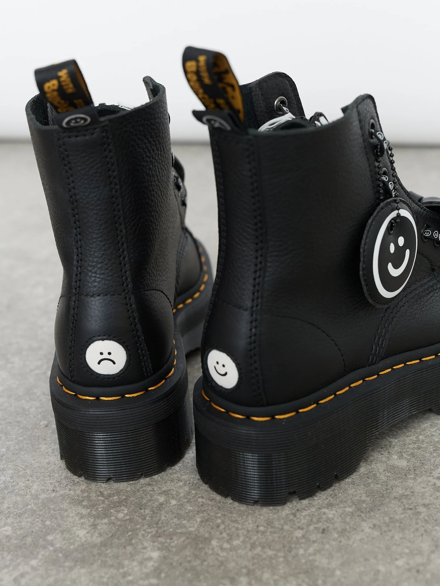 Dr. Martens x LO Sinclair Happy Sad Platform Boots