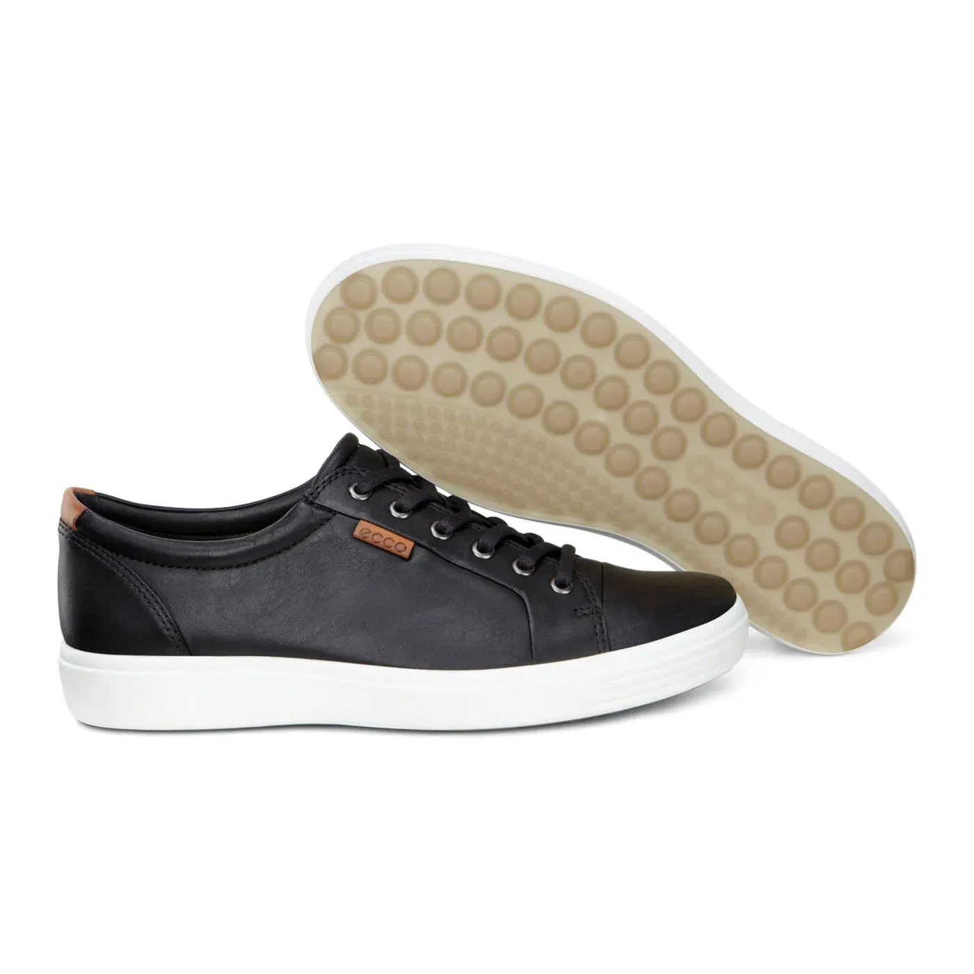 'Ecco' Men's Soft 7 Sneaker - Black