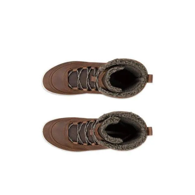 ECCO Trace Lite 832153 12482 Ladies Cocoa Brown Leather Water Resistant Lace Up Ankle Boots