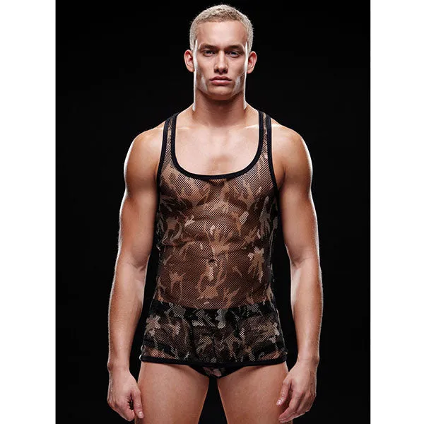 ENVY - FISHNET SPORT TANK CAMOUFLAGE