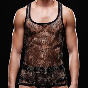 ENVY - FISHNET SPORT TANK CAMOUFLAGE