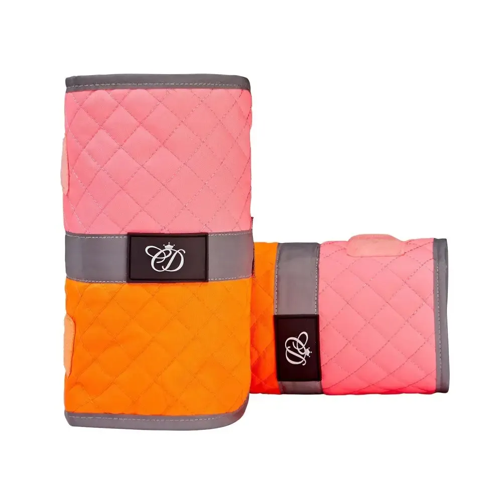 Equisafety Leg Boots Pink/Orange