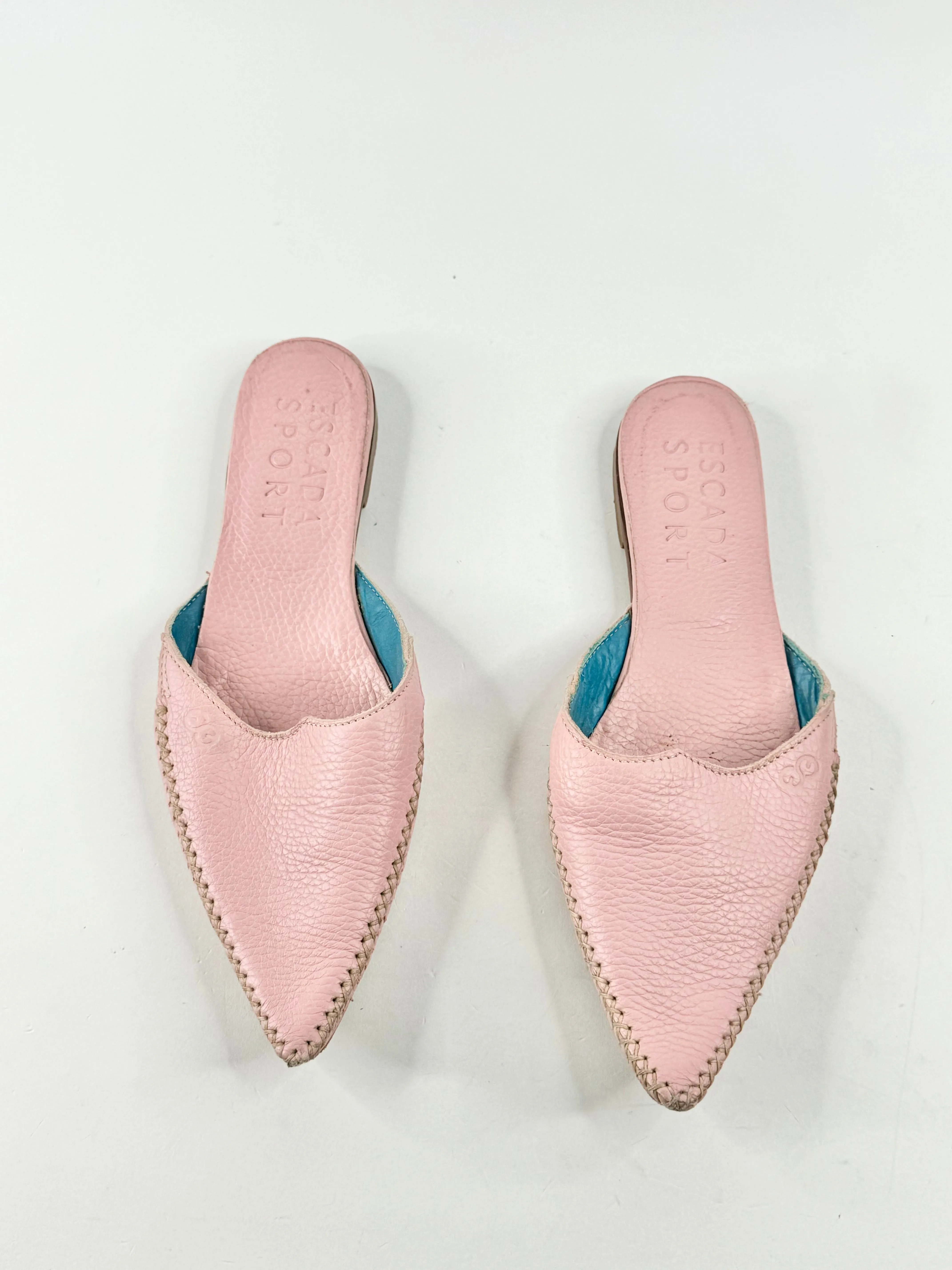 Escada Sport Lemonade Pink Pointed Mules - EU38.5