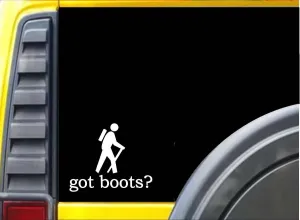 Got Boots K496 6 inch Sticker hiking trail decal