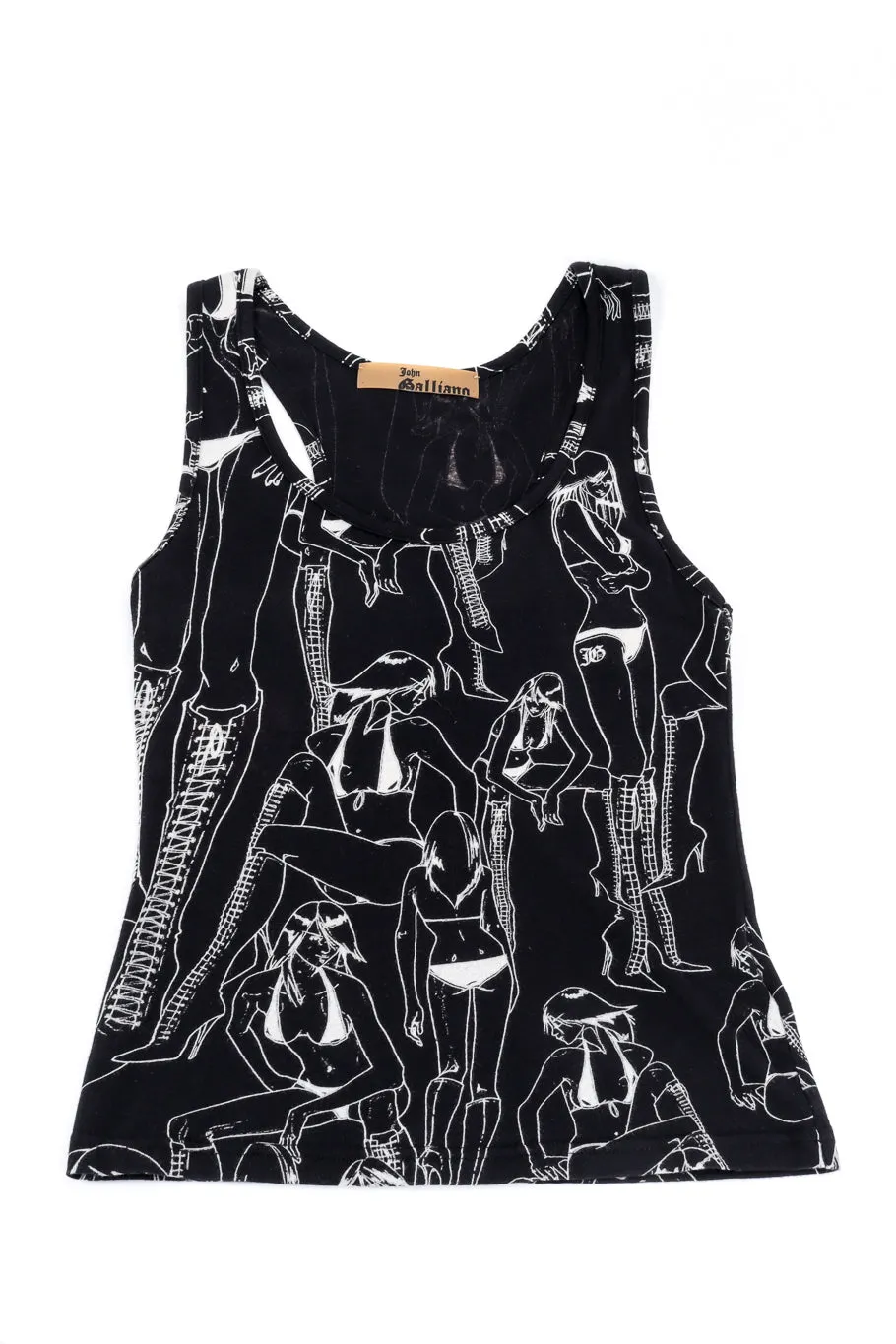 Graphic Tank and Skirt Set