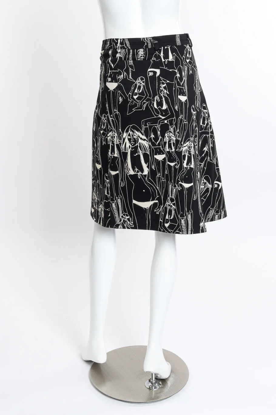 Graphic Tank and Skirt Set