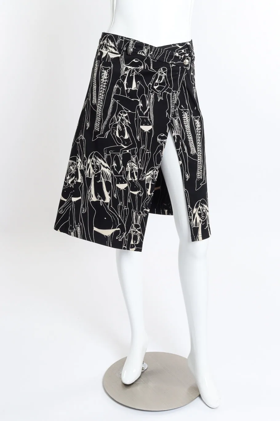 Graphic Tank and Skirt Set