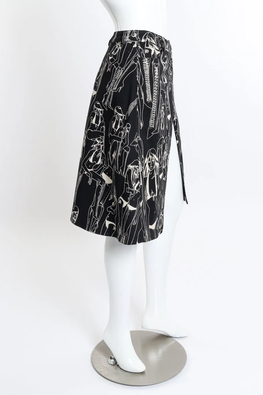 Graphic Tank and Skirt Set
