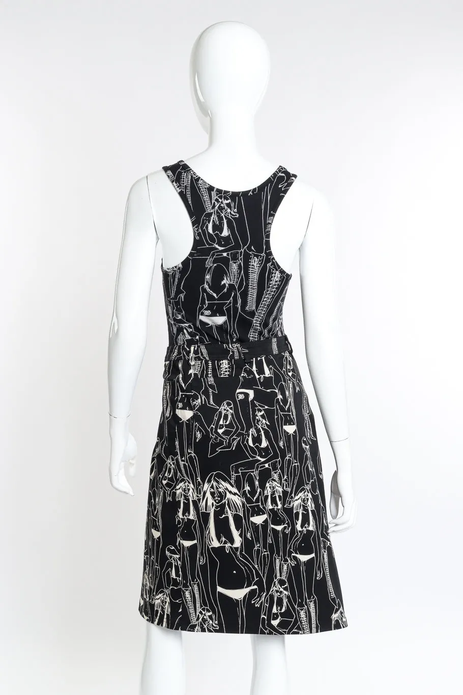 Graphic Tank and Skirt Set