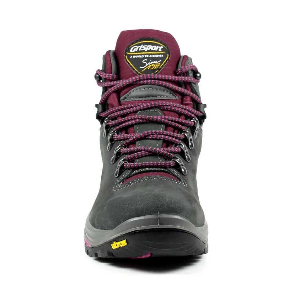 Grisport Lady Glide Grey Womens Waterproof Leather Hiking Boots