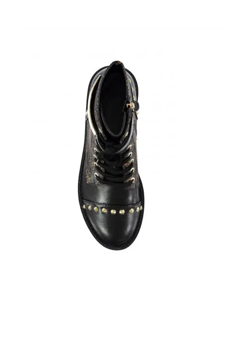 GUESS boots met logo en studs