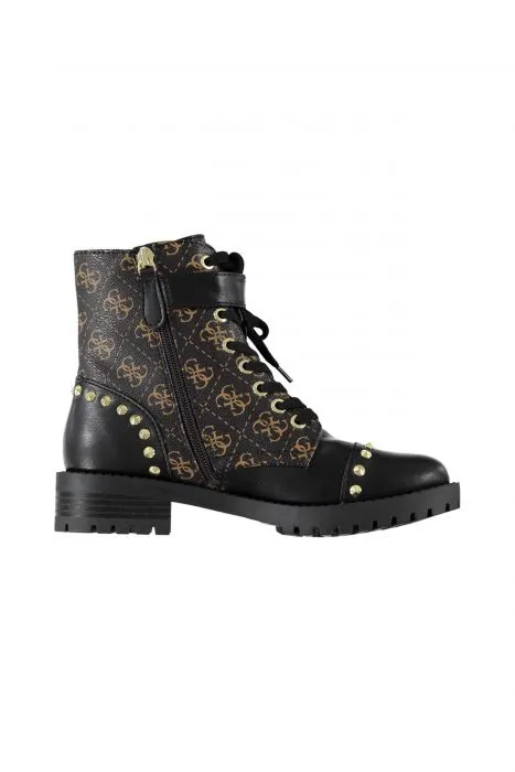 GUESS boots met logo en studs