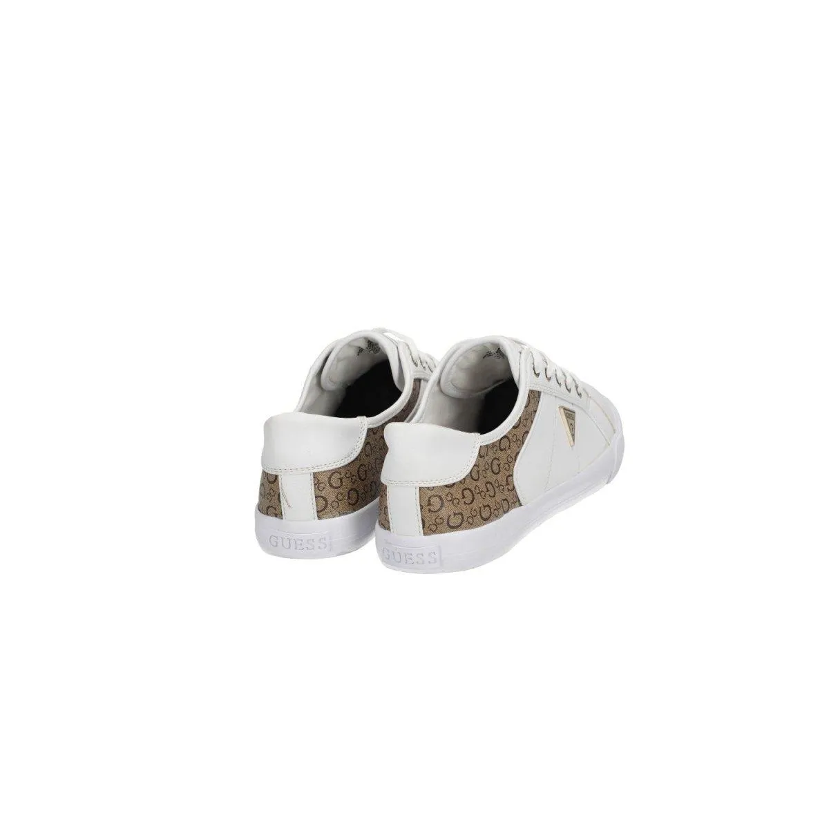 Guess Comly Logo Signature Low-Top Sneakers White Colour For Women