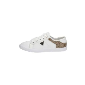 Guess Comly Logo Signature Low-Top Sneakers White Colour For Women