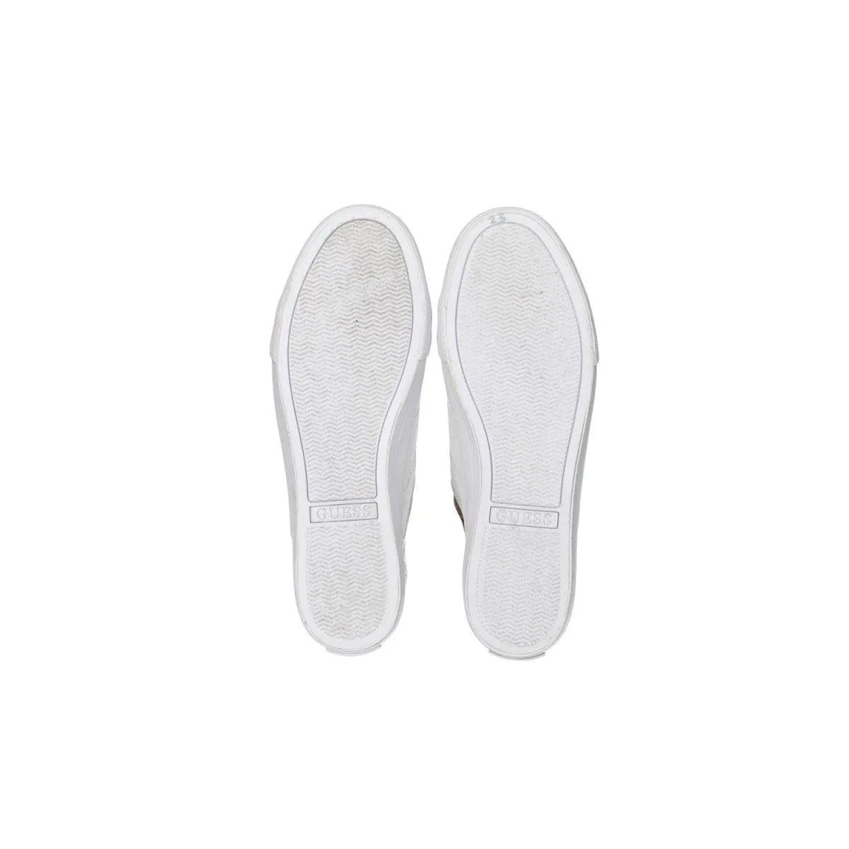 Guess Comly Logo Signature Low-Top Sneakers White Colour For Women