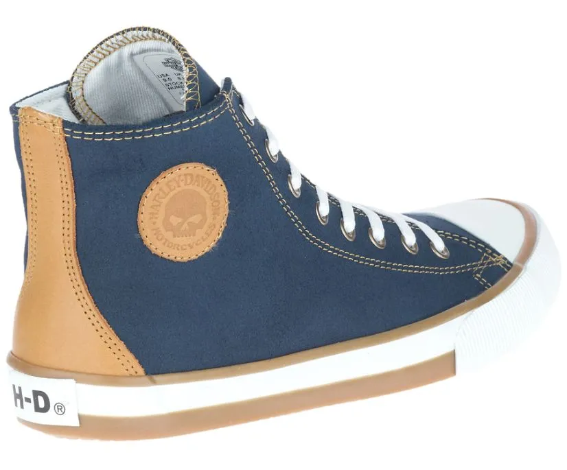 Harley-Davidson® Filkens Blue Leather Sneakers | D93673