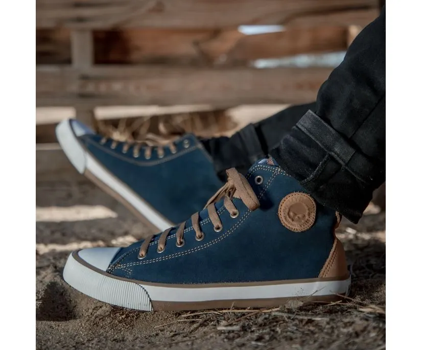 Harley-Davidson® Filkens Blue Leather Sneakers | D93673