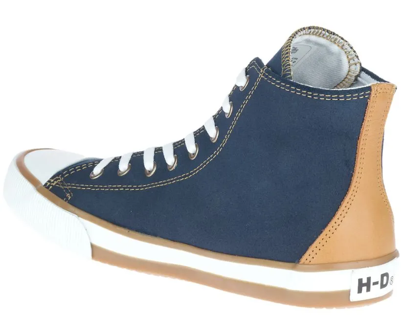 Harley-Davidson® Filkens Blue Leather Sneakers | D93673
