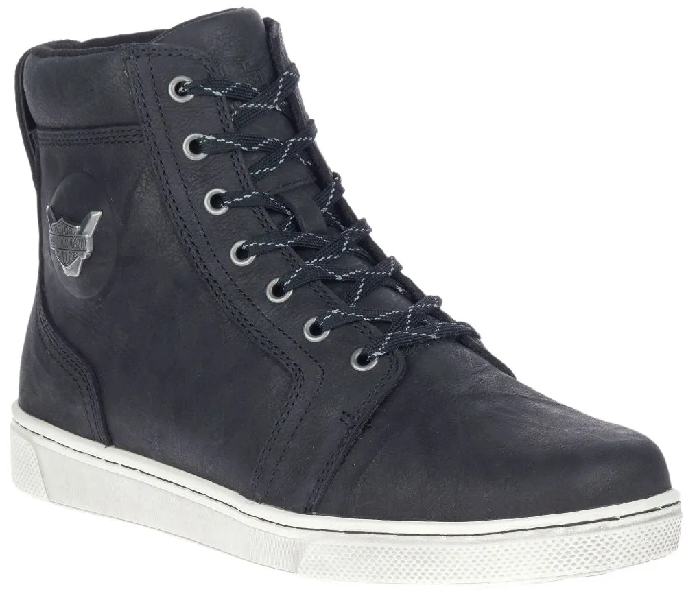 'Harley Davidson' Men's 5" Bateman Sneaker w/Metal Ankle Armor - Black