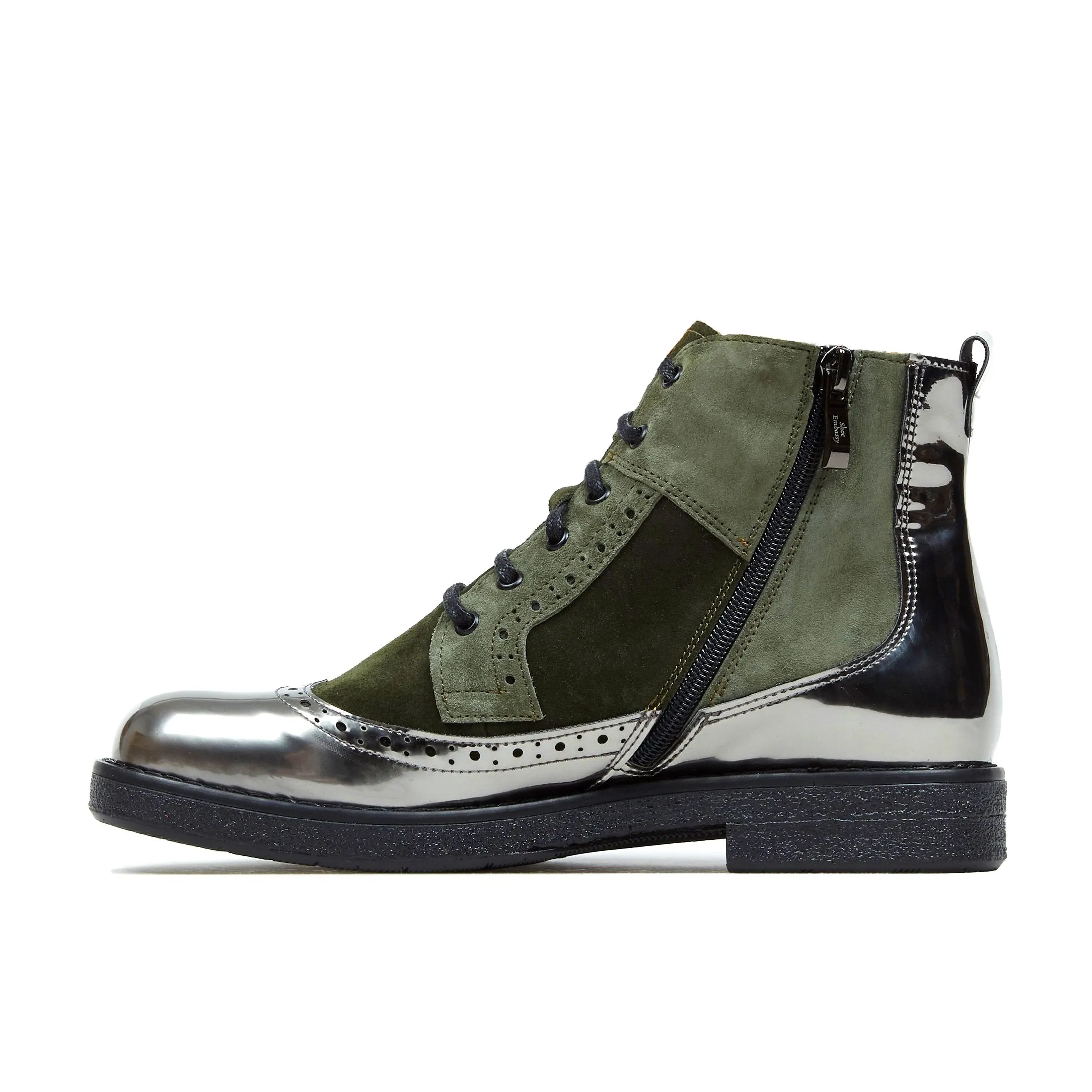 Hatter - Olive Chrome