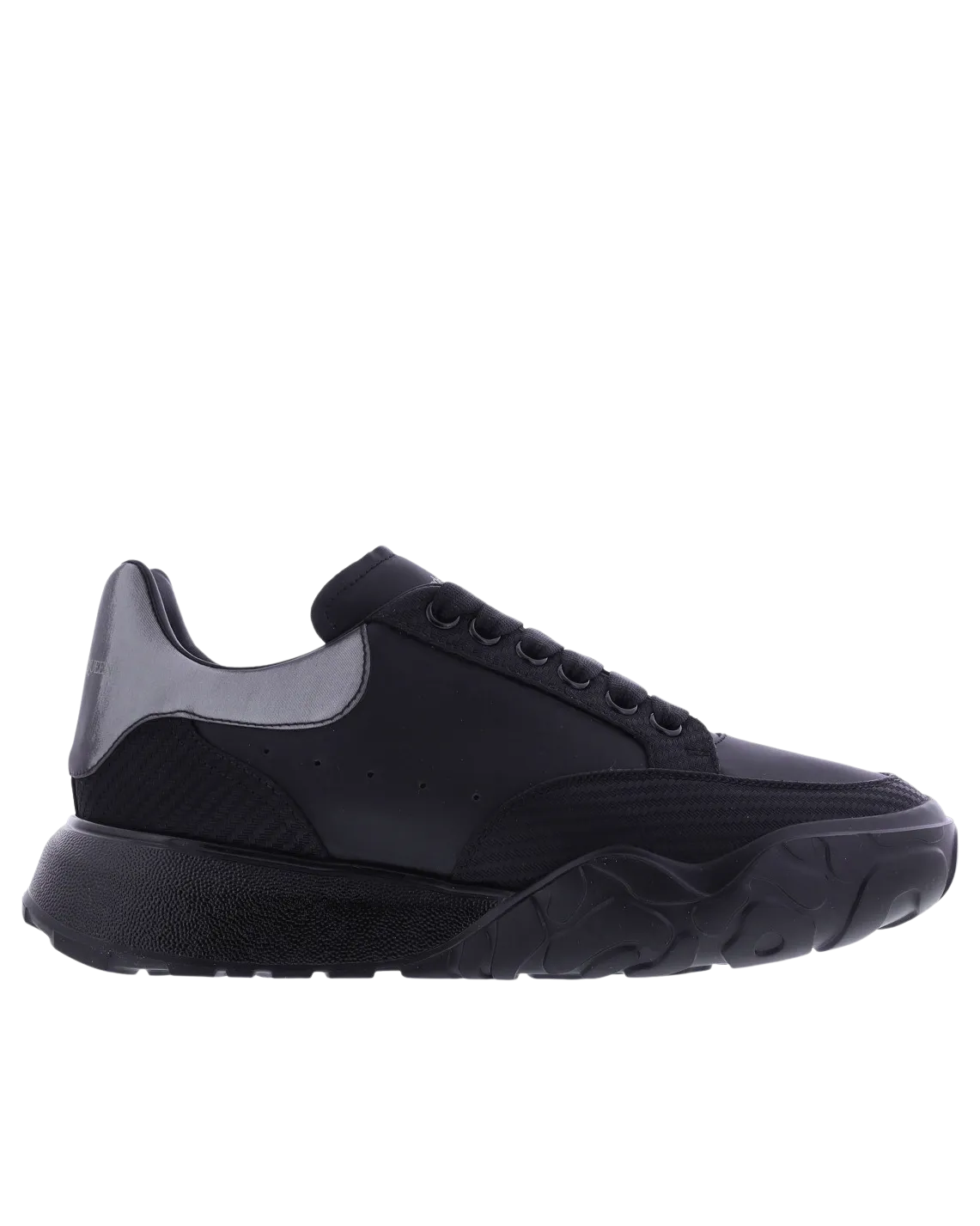 Heren New Court Sneaker Zwart/Grijs
