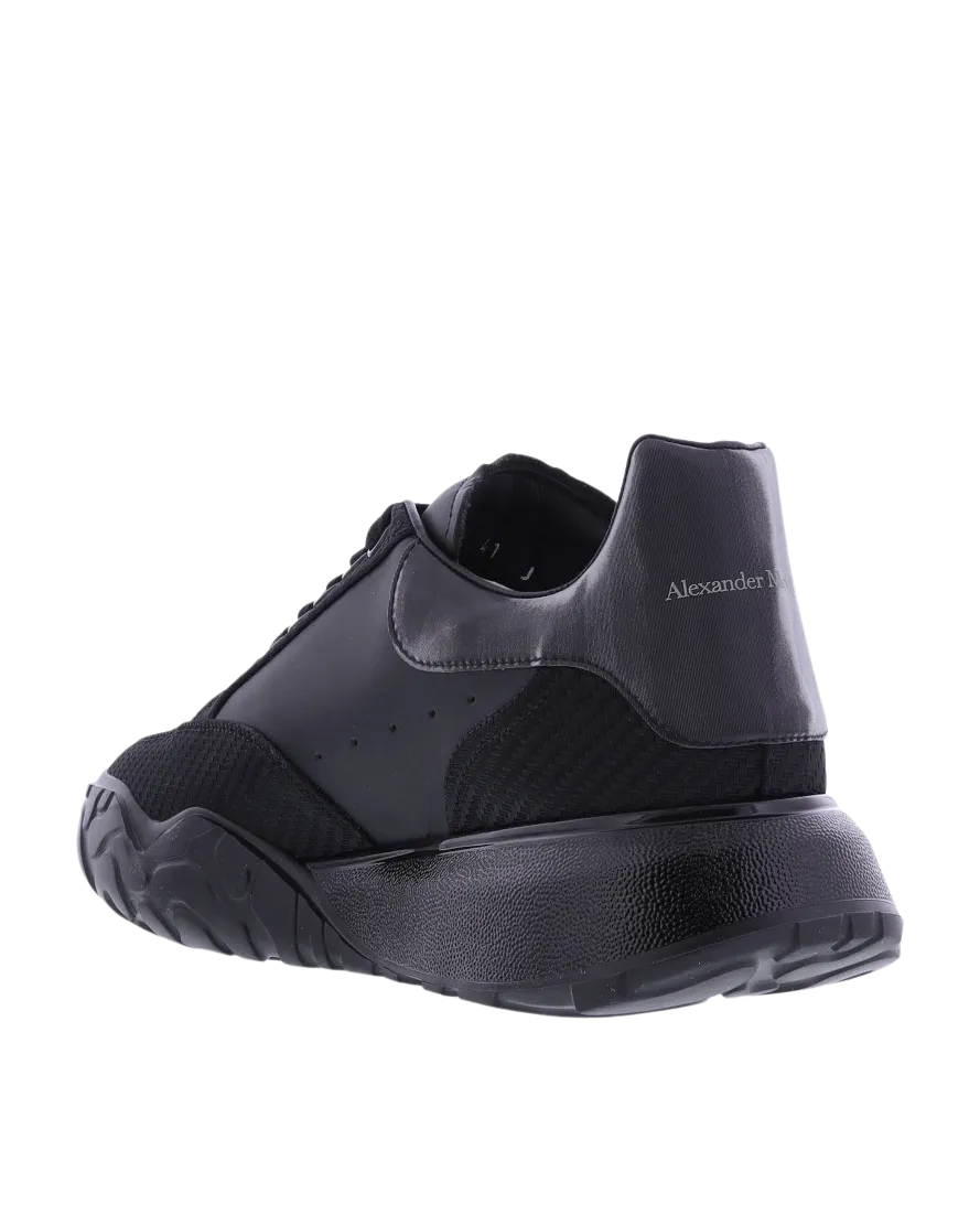 Heren New Court Sneaker Zwart/Grijs