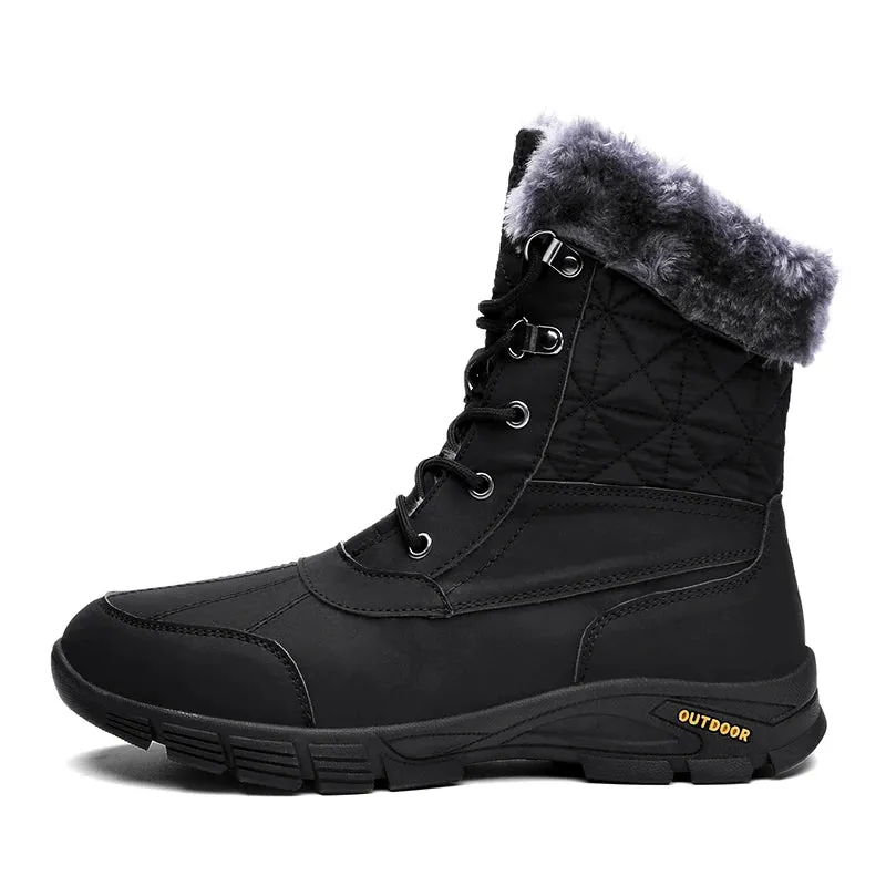 Hiking Waterproof Snow Sneakers  (Non-Slip Outdoor) Men’s