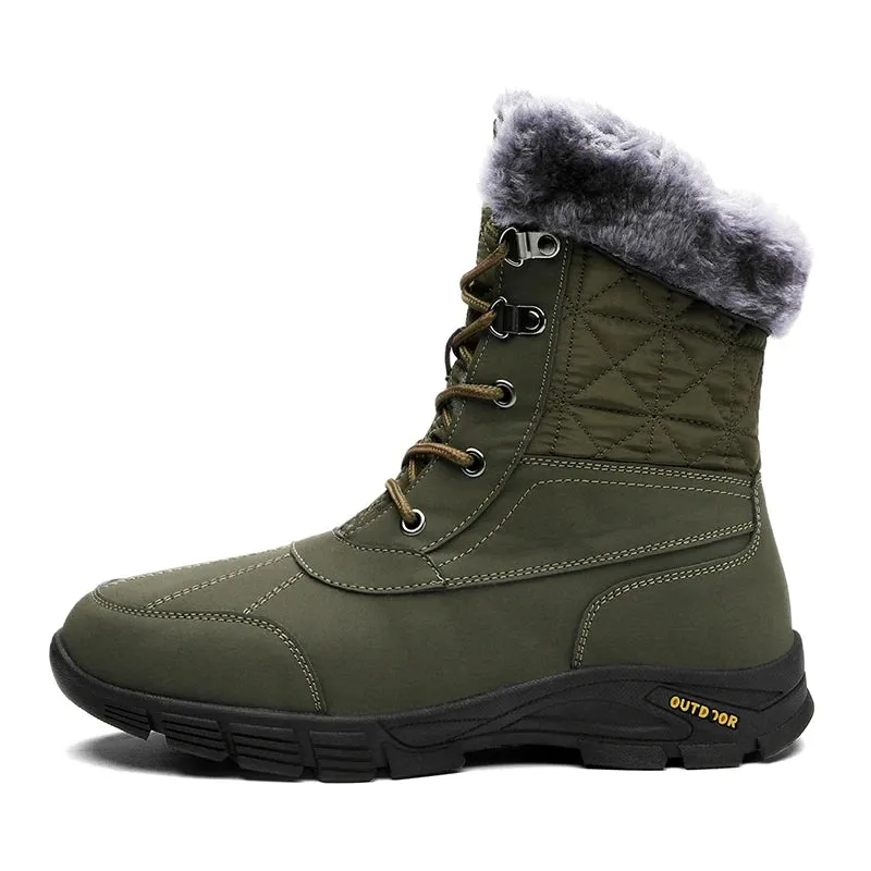 Hiking Waterproof Snow Sneakers  (Non-Slip Outdoor) Men’s