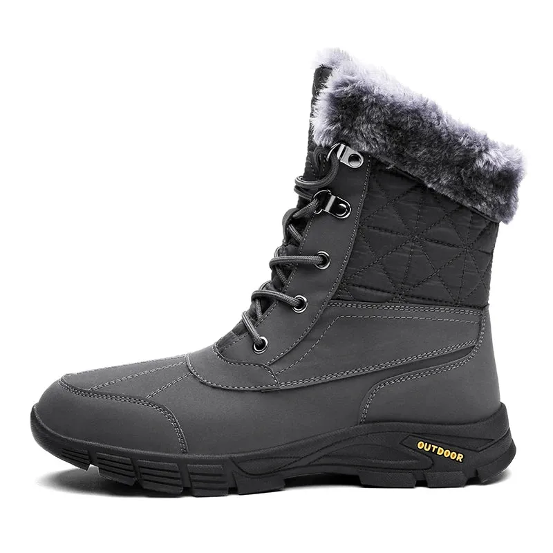 Hiking Waterproof Snow Sneakers  (Non-Slip Outdoor) Men’s