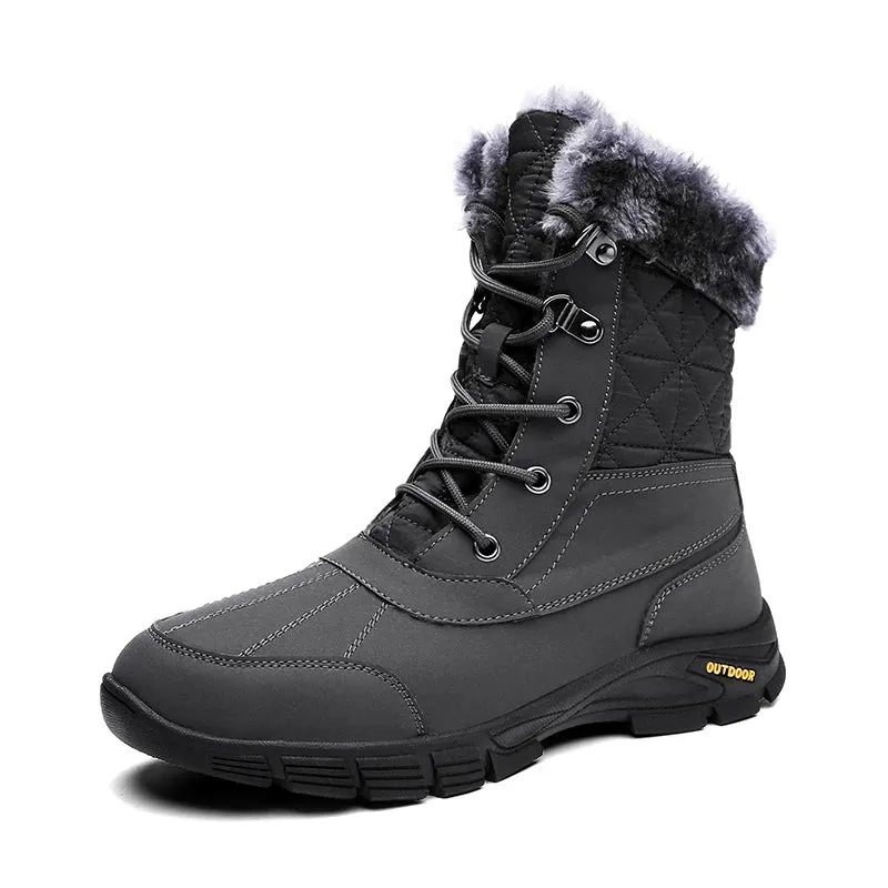 Hiking Waterproof Snow Sneakers  (Non-Slip Outdoor) Men’s