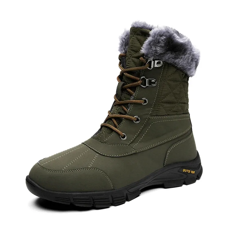 Hiking Waterproof Snow Sneakers  (Non-Slip Outdoor) Men’s
