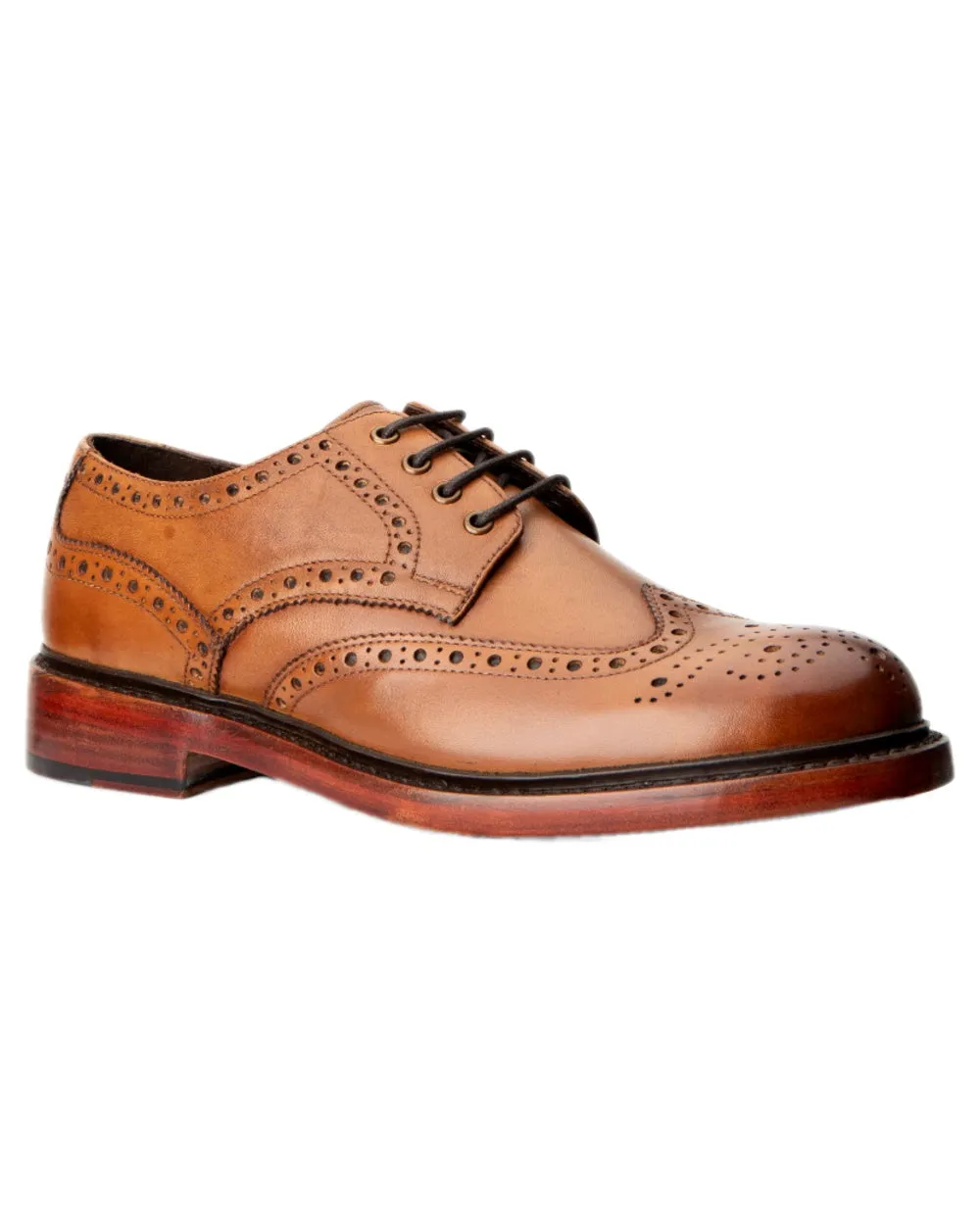 Hoggs of Fife Muirfield Brogue Shoe Rubber Soles