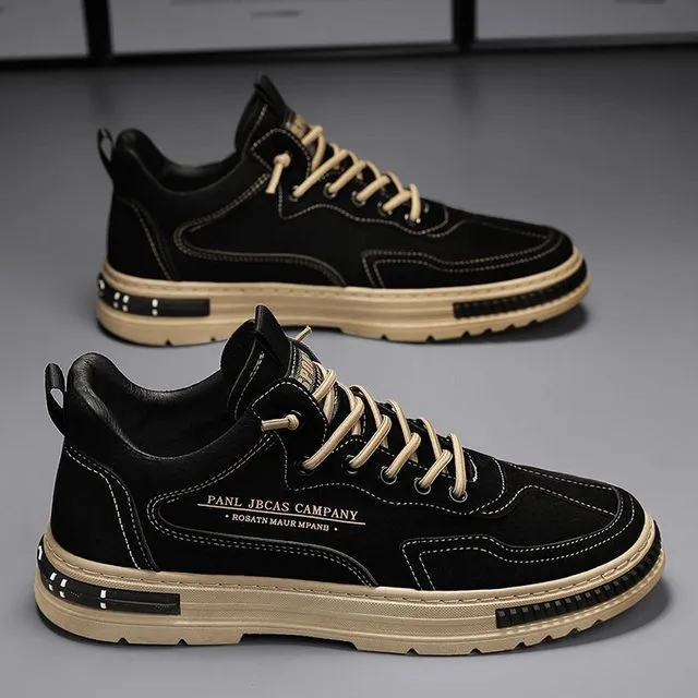 Hudson™ Casual Sneakers Voor Heren - Ademende Trendy All-Match Platform Schoenen