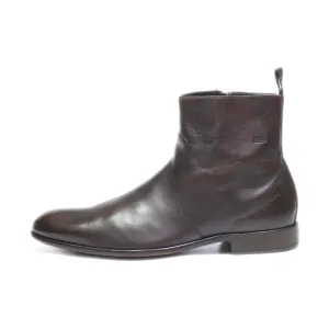 Hugo Boss Ankle Boots Leather Brown Colour For Men