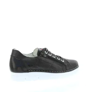 Jose Saenz 'JS-2001 Sneaker' - Black White Eyelets