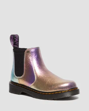 Junior 2976 Rainbow Crinkle Leather Lace Up Boots