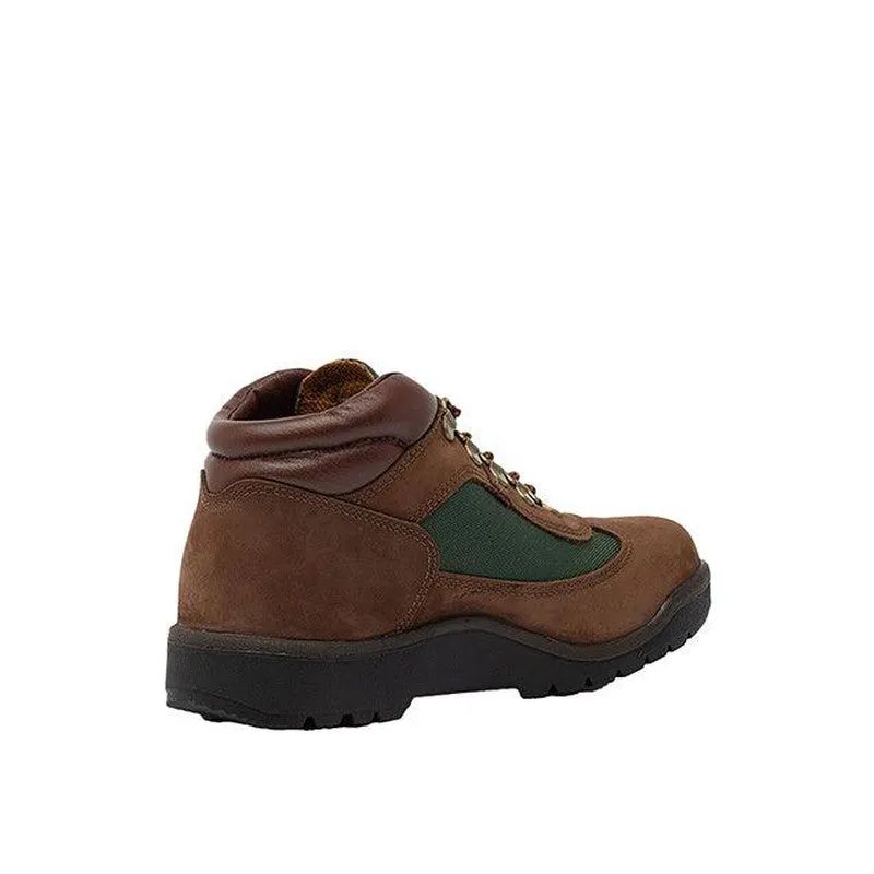 Junior's Field Boots Waterproof Leather And Fabric Mid Boot