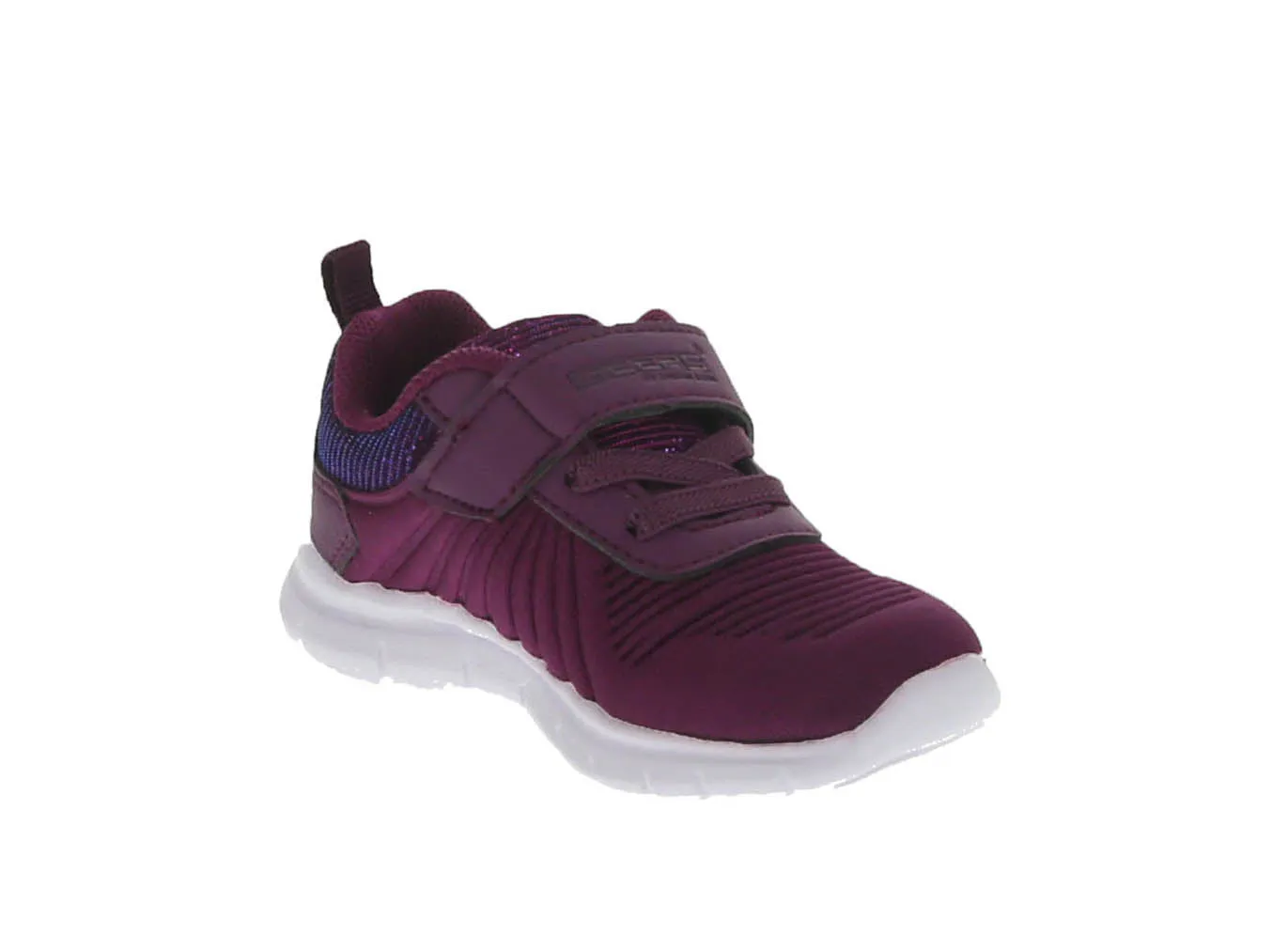 KID'S SHOES BERRY FABRIC/GLITTER TENNIS 6561-18