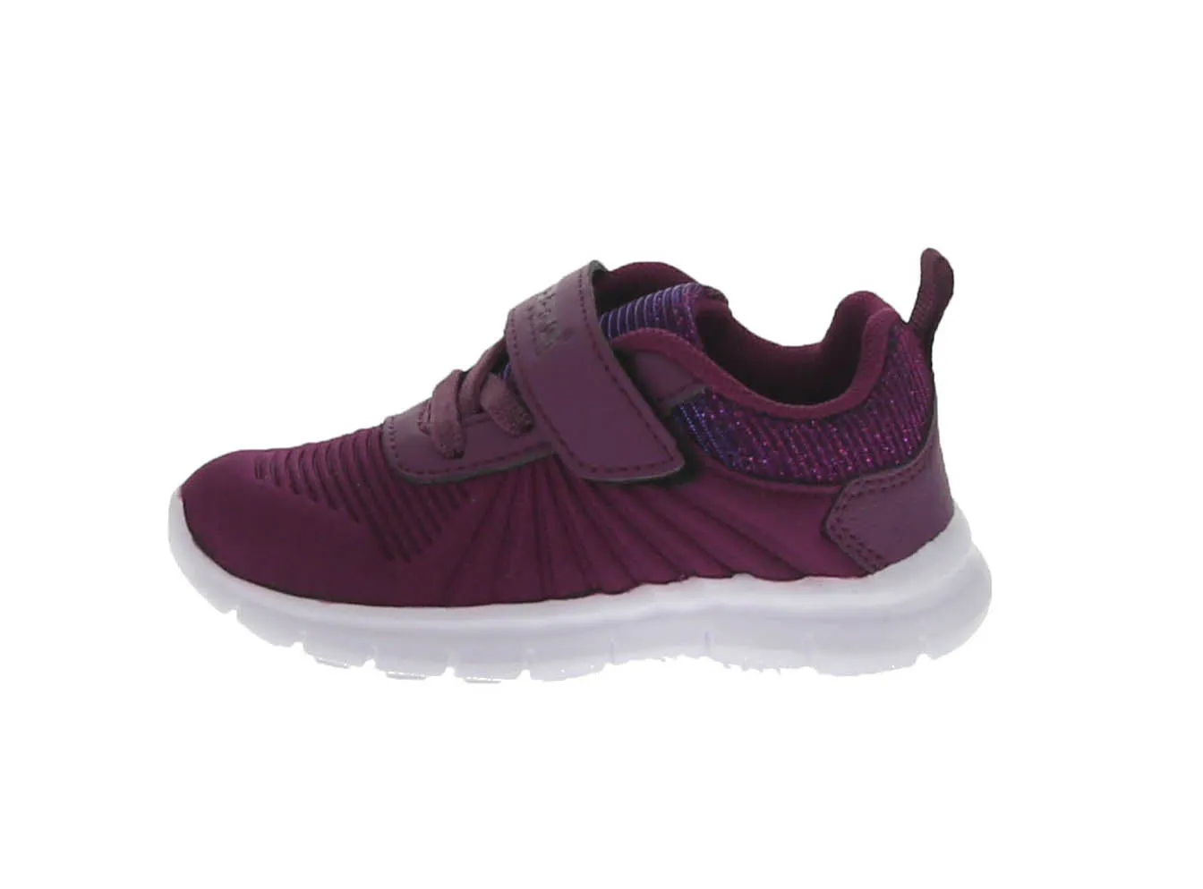 KID'S SHOES BERRY FABRIC/GLITTER TENNIS 6561-18
