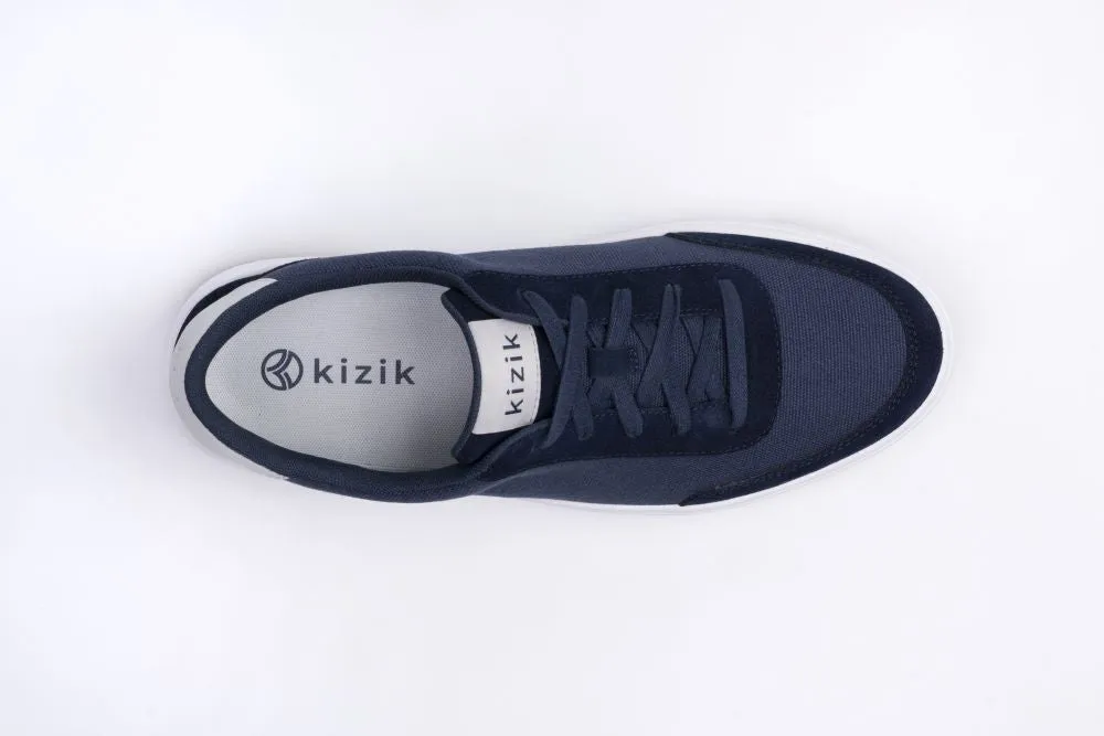 'KIZIK' Unisex Prague Stretch Canvas Sneaker - Dusk Blue
