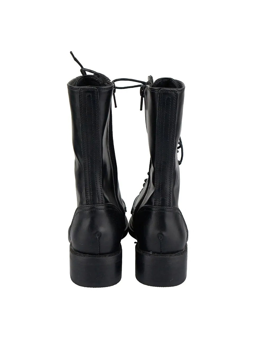 Lace-Up Faux Leather Boots IY422