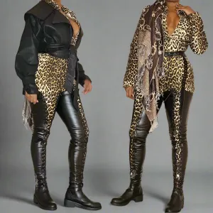 Laced Thigh High Boots Super Stretchable