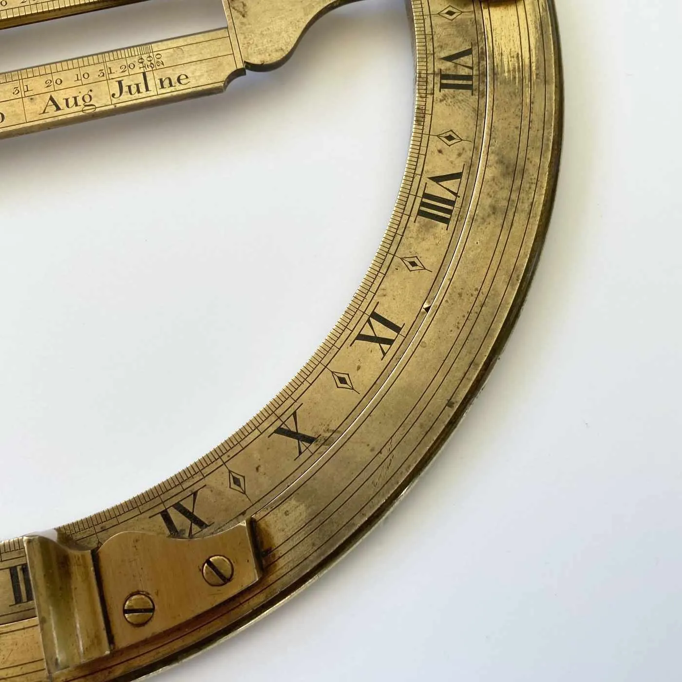 Large Eighteenth Century Universal Equinoctial Ring Dial by Dollond London